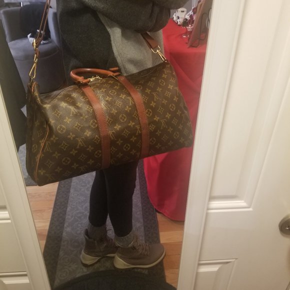 PRICE DROP! Louis Vuitton Monogram Keepall Bandouliere 45 - Picture 5 of 11